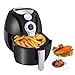 Produktbild Heißluftfritteuse, Blusmart Power frittieren ohne ÖL mit Temperatur- und Zeitkontrolle auf LED Display 3.4Qt/3.2L 1400W Frittierkorb & Rezeptbuch