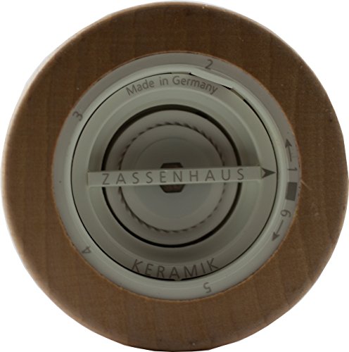 Zassenhaus Set Serie Frankfurt 30cm Salz- und Pfeffermühle Farbe Buche Natur / Wenge im Geschenkkarton - 3