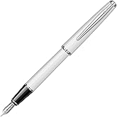 Scrikss Vintage 33 Fountain Pen, Glossy Acrylic and Chrome Plated, White
