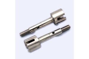 EPTNNASO CrazyRacer for HPI Savage XS Flux Ken Block WR8 Flux and Bullet3.0 MT ST 109921 101228 HD AXLE 5X40MM -2pcs Set Silver