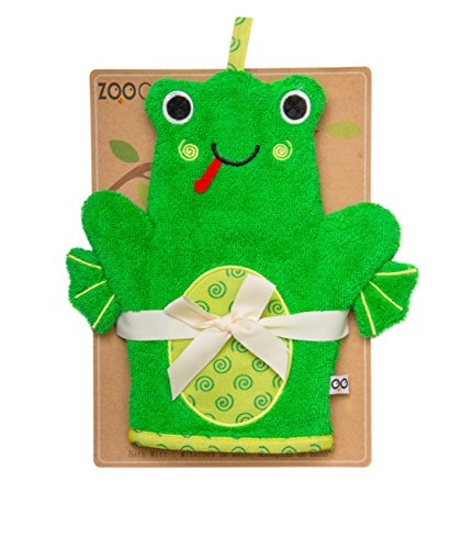 Zoocchini, Flippy the Frog, Bath Mitt, Green