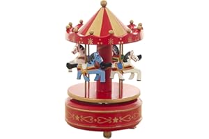 Zceplem músicaballo carrusel | Decoración musical clásica cónica | músimadera para niñas, regalo cumpleaños, regalo viaje, figura giratoria, melodía