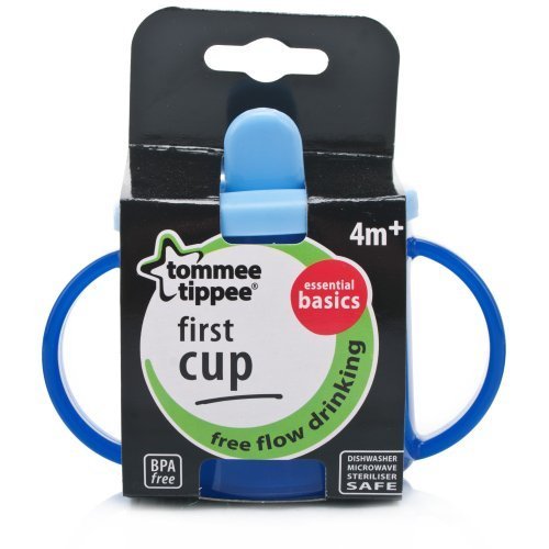 Tommee Tippee Essentials First Cup 4months Blue by BabyCentre
