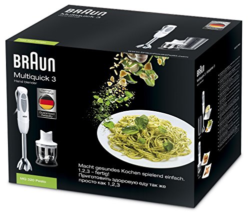 Braun MultiQuick 3 MQ 320 Pesto Stabmixer, 550 W, Set System, PowerBell Technologie - 3