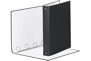 ESSELTE MEETING raccoglitore ad anelli 4-30-Tondo - f.to 22 x 30 cm - Nero - 395792700