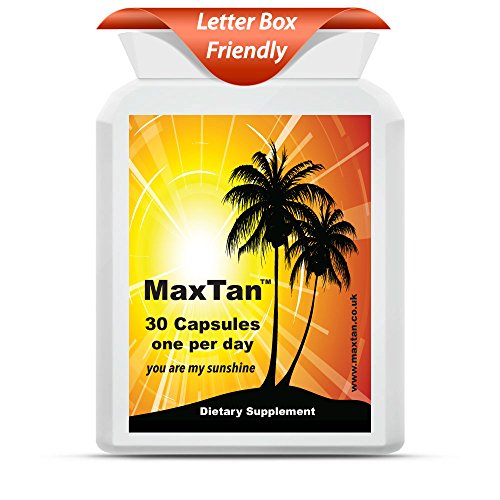 MaxTan, 30 Tanning Capsules, One per Day, New Improved Formula