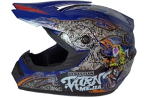 MUD DEFEATER MOTOR Kinder Crosshelm Mejia – Motorradhelm für Kinder, ABS-Schale, robuster Kinderhelm für Downhill, Quad und Motocross