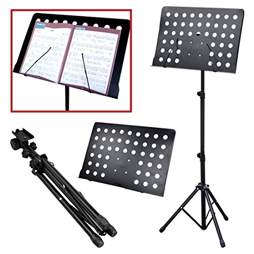 JJOnlineStore- Negro para partituras de Orquesta Soporte Base trípode Ajustable Altura