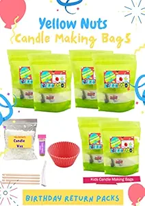 Yellow Nuts Birthday Return Gifts for Kids | Pack of 6 | Return Gifts for Birthday Girls and Boys 6 7 8 9 11 11 12 Years Birthday Supplies (Candreturngift)