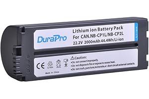 DuraPro 2000mAh NB-CP2L NB CP2L Battery Akku für Canon NB-CP1L CP2L Canon Fotodrucker SELPHY CP800, CP900, CP910, CP1200, CP100, CP1300