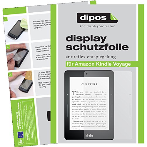 dipos Amazon kindle voyage Schutzfolie (3 Stück) - Antireflex Premium Folie matt