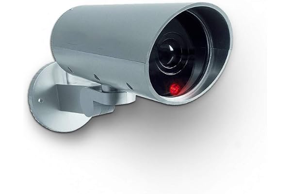 Caméra de Surveillance factice motorisée à detecteur de Mouvement