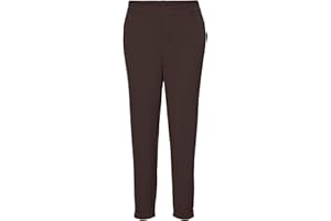 Vero Moda Vmmaya Mr Loose Solid Pant Noos, Pantaloni Donna, Marrone (Coffee Bean), M