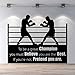Produktbild Wandtattoo Ein Großer Champion Vinyl Abnehmbare Wanddekor Boxen Muskel Wandaufkleber Kunst Sport Gym Poster Eine 114 * 140 cm