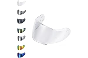 EvoParts Visière CNS 3 compatible avec Shoei Neotec 2 (pas de neotec 1 et 3) (Transparent)