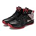 Produktbild Basketball Schuhe Mann PU Leder Shock Absorption Mode Sport Verschleißfeste Rutschfeste Turnschuhe,Blackred,42