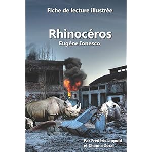 Fiche De Lecture Illustrée Rhinocéros Deugène Ionesco Frédéric Lippold - 