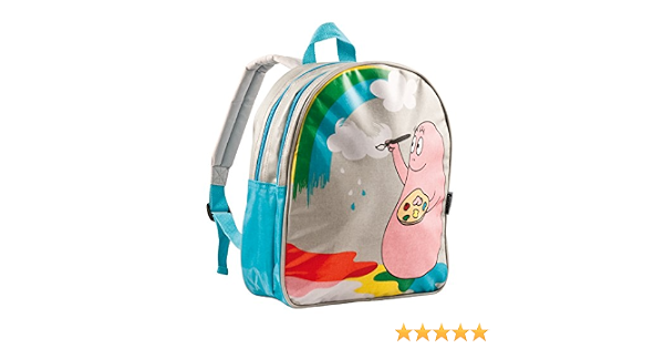 Barbapapa Barbapapa Zainetto per bambini, 30 cm, 8.5 liters, Grigio (Grey)  : Amazon.it: Valigeria