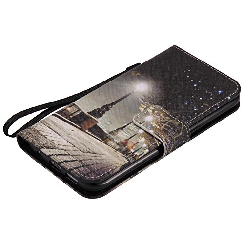 Feeltech Samsung Galaxy S7 Edge Hülle PU-Leder und Brieftasche Bunte Muster Fall mit Magnetverschluss, Hybrid-Kickstand mit Stand-Funktion, schlagen Sie schützende weiche TPU Stoßstangenabdeckung und Kreditkartenhalter für Samsung Galaxy S7 Edge Handgelenk Bügel-Buch-Art-Geldbeutel-Tasche mit 2 In 1 Berühren Sie Stift – London - 6