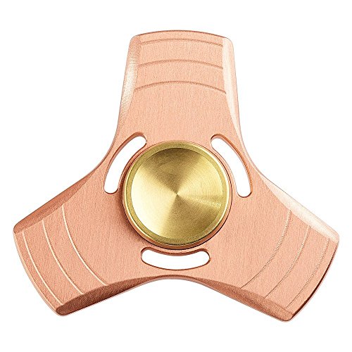 wenseny Triangle Toys Hand Spinner Fidget for ADD, ADHD, Anxiety, and Autism Rose gold