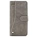 COCK Slide Out Wallet Pouch Leather All In-One Wallet Case with Card Holder Heavy Duty Protective Flip Cover for Apple iPhone 6s Plus (Khaki) RS.1000.00