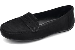 IF Fashion Scarpe Mocassini Slip On Loafers Morbidi Donna con Strass Pietri Camoscio Scamosciato FT245