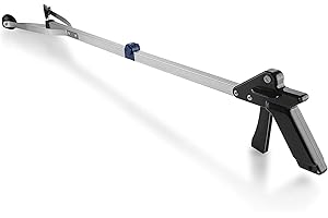 MEDCA Reacher Grabber Tool - Dispositif de préhension - La griffe pliante légère et durable étend la portée du bras à 32 pouces Aide à la mobilité idéale pour l'intérieur et l'extérieur