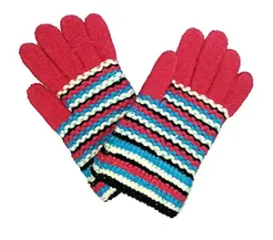 NPRC Stylish Winter Woolen Warm Soft Womens/Girls Hand Gloves Above 14 Years