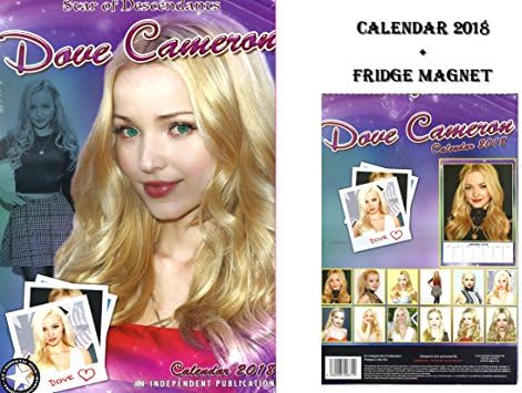 DOVE CAMERON CALENDAR 2018 + DOVE CAMERON FRIDGE MAGNET