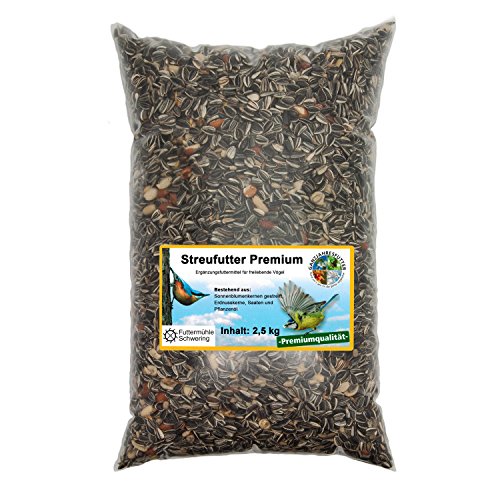 Wildvogel Streufutter Premiumqualität im handlichen 2,5 Kg Beutel