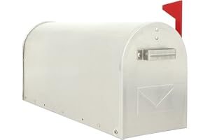 Rottner US Mailbox Aluminum, including mounting material, with mechanical mail notifier, intended for installation on a stand