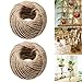 Produktbild GETIT72 Jute-Schnur 3 mm / 50 m natürliche Dicke Jute-Schnur reißfest & witterungsbeständig Seil für Floristik, Geschenke, DIY Kunst & Handwerk, Dekoration, Bündeln, Garten und Recycling