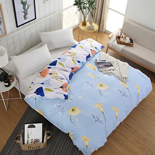 Duvet cover,100% cotton Simple Twill Quilt cover individual Cartoon double Comforter cover Bedding set (Include:Quilt coverx1)-J 78.7x90.5inch(200x230cm)
