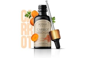 BotanyRoom® - Olio di carota per la cura quotidiana del viso, 50 ml - Olio viso per molti tipi di pelle, cura quotidiana ammorbidisce le rughe, per una carnagione fresca e leggermente colorata, olio