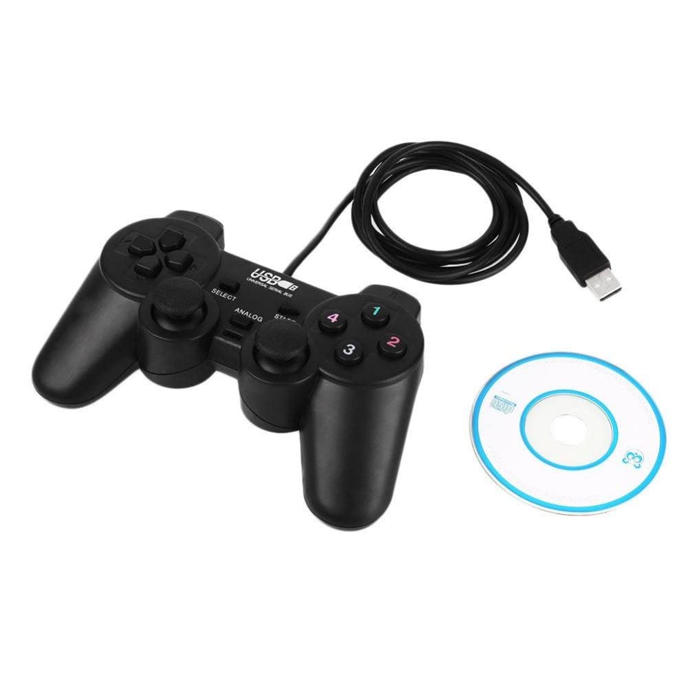 A.K.TRADERS Wired USB Game Gaming USB Gamepad for Pc Gamepad Controller Joypad Joystick Control for Pc Computer Laptop for Windows