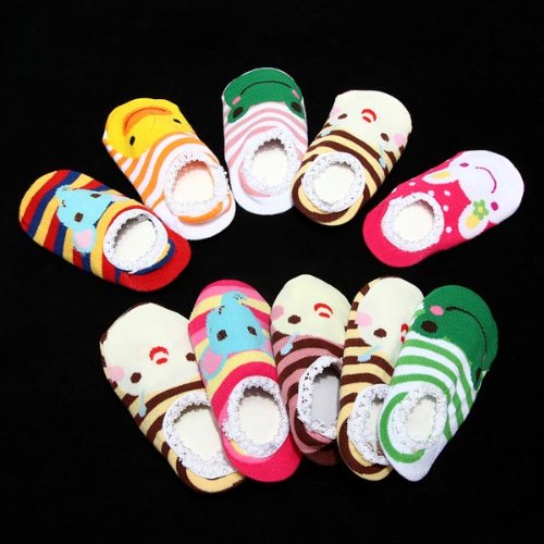 Big Bargain Baby Kid Toddler Non-slip Ankle Floor Socks Booties Sox Shoe Slipper 6-24 Months
