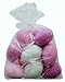Produktbild khevga Deko Ostern: Osterdekoration Ostereier mit Band zum Aufhängen rosa weiß lila 12er Set
