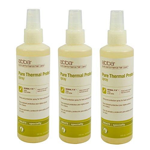 3x Abba Pure Performance Hair Care Pure Thermal Protect Spray 250ml