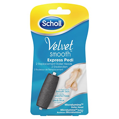 Scholl Velvet Smooth Express Pedi Ersatzrollen mit Diamantpartikeln (2 x Stark)