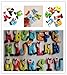 Produktbild Wancooy Baby-Spielzeug, 26 Stück, Holz-Zeichentrick-Alphabet A-Z Magnete, Lernspielzeug