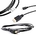 Price comparison product image DURAGADGET 1.5m Micro HDMI to Full Size HDMI Cable for Sony: RX100 VI / DSC-RX100M6, HDR-CX625B, HDR-PJ410, a5000, a6500, a7 II, A7 III, A7s II, a9, Alpha 7R II, DSC-RX10M3 / RX10 III, RX10 & RX100 V / DSC-RX100M5