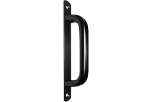 Sivenci - Asa Tirador | Manillón multiusos | Para puertas de Paso, Armarios o Correderas | Color Negro