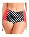 Figleaves Womens Tuscany Spot High Waist Brief Size 14 in Black