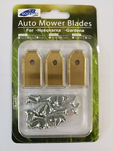 Titan 18 Messer titanbeschichtet (0,75mm / 3,1g)beidseitig für den Husqvarna Automower / Gardena R40Li, R70Li