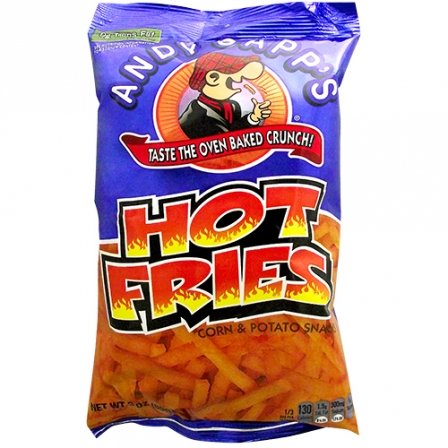 Andy Capp's Hot Potato Fries 3 OZ (85g) [4 Pack]