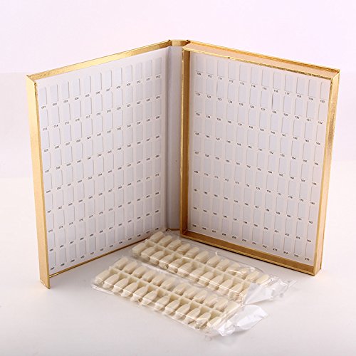 MAKARTT®Golden Nail Color Chart Display Book 120 / 216 / 308 Color ®(216)
