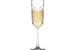 Pasabahce Timeless 440356 - Calici da spumante, Bicchieri per Spumante, 175 ml, confezione da 4 pezzi, colore: Trasparente