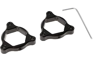 GAZECHIMP Coppia Di Regolatori Di Precarico Forcella Anodizzata Esagonale Anteriore Per Moto CNC 22mm Per HONDA CBR 929RR CBR1000RR CBR 600RR CBR 954RR - Nero
