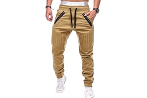 Tomwell Hommes Pantalon Cargo Homme Jogging Bas de Survêtement Slim Fit Pantalon de Sport Jogging Mode Pantalon Travail de Loisirs Casual Workout avec Poches