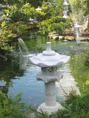 Japanische Steinlaterne auf Säule A - 2